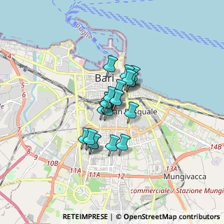 Mappa Via Nicola de Gemmis, 70124 Bari BA, Italia (1.088)