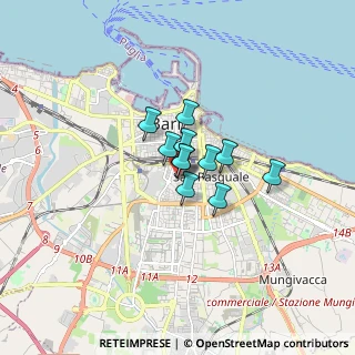 Mappa Via Francesco Campione, 70124 Bari BA, Italia (0.87545)