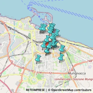 Mappa Via Nicola de Gemmis, 70124 Bari BA, Italia (1.05)