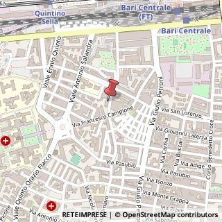 Mappa Via Nicola de Gemmis, 54, 70124 Bari, Bari (Puglia)