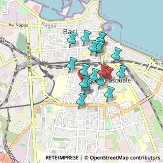 Mappa Via Nicola de Gemmis, 70124 Bari BA, Italia (0.698)