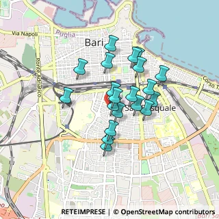 Mappa Via Nicola de Gemmis, 70124 Bari BA, Italia (0.711)