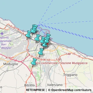 Mappa Via Francesco Campione, 70124 Bari BA, Italia (2.38083)