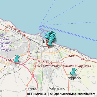 Mappa Via Francesco Campione, 70124 Bari BA, Italia (2.115)