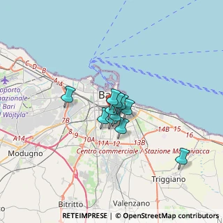 Mappa Via Nicola de Gemmis, 70124 Bari BA, Italia (1.94545)