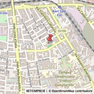 Mappa Via Domenico Cirillo, 33, 70126 Bari, Bari (Puglia)