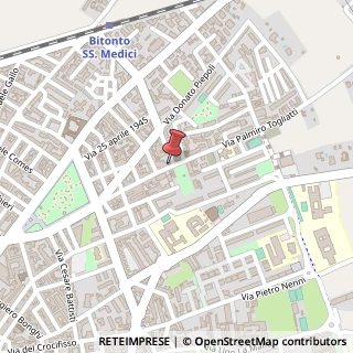 Mappa Via Palmiro Togliatti, 64, 70032 Bitonto, Bari (Puglia)