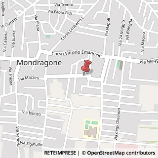 Mappa Via Sergente Beatrice, 49, 81034 Mondragone, Caserta (Campania)