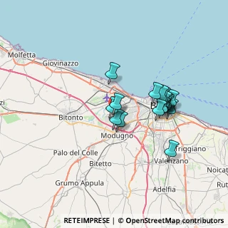 Mappa SP 54 Modugno Palese, 70123 Modugno BA (6.29)