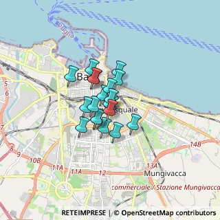Mappa Via Enrico Toti, 70124 Bari BA, Italia (0.998)