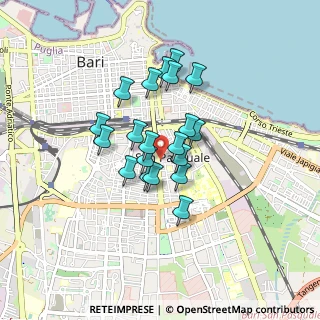 Mappa Via Enrico Toti, 70125 Bari BA, Italia (0.674)