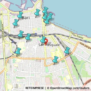 Mappa Via Enrico Toti, 70125 Bari BA, Italia (1.25538)