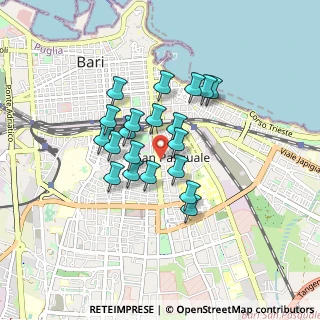 Mappa Via Enrico Toti, 70124 Bari BA, Italia (0.698)