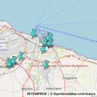 Mappa Via Enrico Toti, 70125 Bari BA, Italia (4.29583)