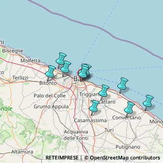 Mappa Via Enrico Toti, 70125 Bari BA, Italia (13.00818)