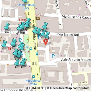 Mappa V.le Antonio Meucci, 70124 Bari BA, Italia (0.08148)