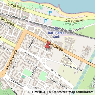 Mappa Via delle Medaglie d'Oro, 4, 70126 Bari, Bari (Puglia)