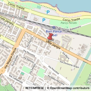 Mappa Via delle Medaglie d'Oro, 2, 70126 Bari, Bari (Puglia)