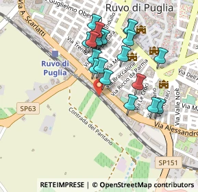 Mappa Via Salvatore Ouasimodo, 70037 Ruvo di Puglia BA, Italia (0.2275)