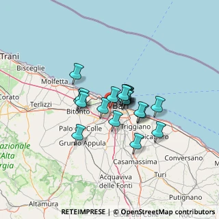 Mappa Viale Tommaso Columbo, 70132 Zona Industriale BA, Italia (8.9765)