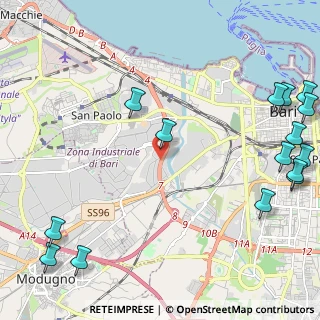 Mappa Viale Tommaso Columbo, 70132 Zona Industriale BA, Italia (3.51267)