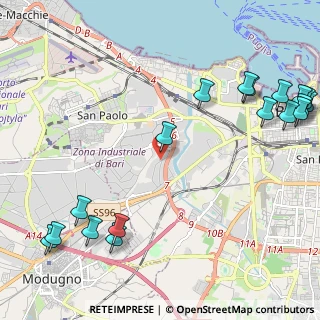 Mappa Viale Lorenzo Larocca, 70123 Bari BA, Italia (3.30222)