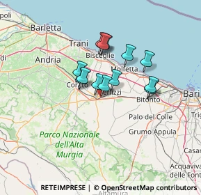 Mappa Private traverse, 70037 Ruvo di Puglia BA, Italia (10.24308)