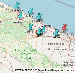Mappa Private traverse, 70037 Ruvo di Puglia BA, Italia (12.77308)