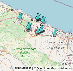 Mappa Private traverse, 70037 Ruvo di Puglia BA, Italia (9.03067)