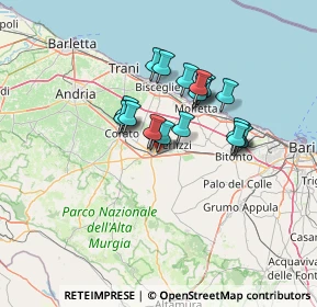 Mappa Private traverse, 70037 Ruvo di Puglia BA, Italia (10.665)
