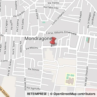 Mappa Via Sergente Beatrice, 10, 81034 Mondragone CE, Italia, 81034 Mondragone, Caserta (Campania)