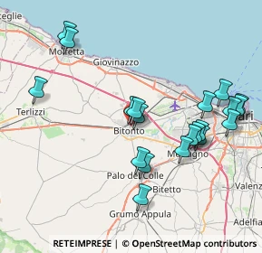 Mappa Via Dante Alighieri, 70032 Bitonto BA, Italia (8.776)