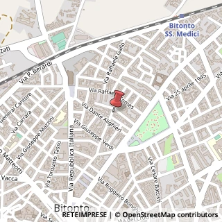 Mappa Via Felice Cavallotti, 45, 70032 Bitonto, Bari (Puglia)