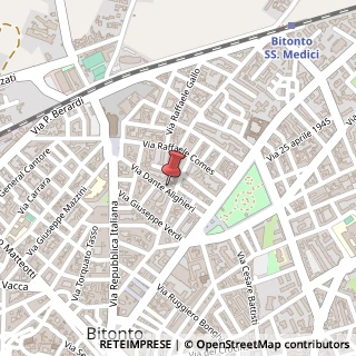 Mappa Via Dante Alighieri, 43, 70032 Bitonto, Bari (Puglia)