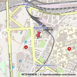 Mappa Via Martiri d'Avola,  21, 70124 Bari, Bari (Puglia)