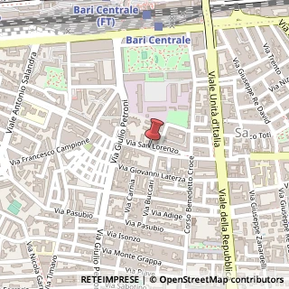 Mappa Via Giuseppe Bottalico, 33, 70124 Bari, Bari (Puglia)