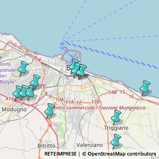 Mappa S.da Privata Borrelli, 70100 Bari BA, Italia (5.4275)
