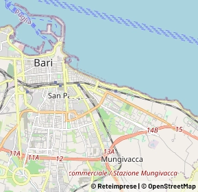 Mappa Via Madre Clelia Merloni, 70126 Bari BA, Italia (1.84462)