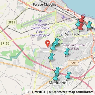 Mappa Via dei Fiordalisi, 70100 Bari BA, Italia (2.66923)