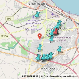 Mappa Via dei Fiordalisi, 70100 Bari BA, Italia (2.2215)