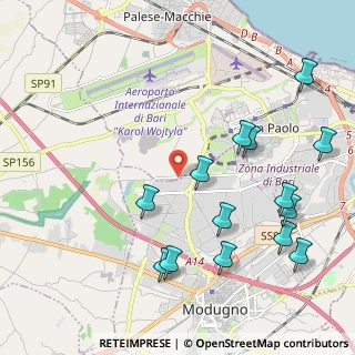 Mappa Via dei Fiordalisi, 70100 Bari BA, Italia (2.59429)