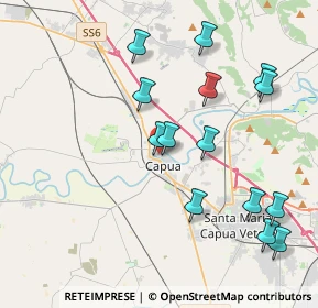 Mappa Piazza S. Francesco, 81043 Capua CE, Italia (4.53857)