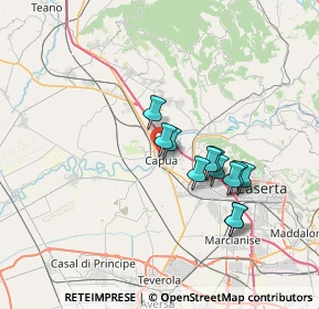 Mappa Piazza S. Francesco, 81043 Capua CE, Italia (6.29333)