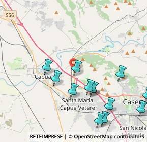 Mappa Via della Libertà, 81043 Capua CE, Italia (4.89538)