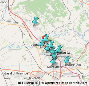 Mappa Via della Libertà, 81043 Capua CE, Italia (5.84455)