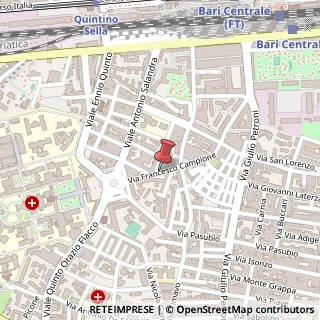 Mappa Via Francesco Campione, 29, 70124 Bari, Bari (Puglia)