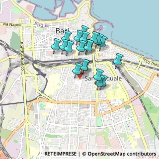 Mappa Via S. Lorenzo, 70100 Bari BA, Italia (0.7605)