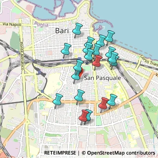 Mappa Via S. Lorenzo, 70100 Bari BA, Italia (0.8855)