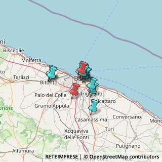 Mappa Via S. Lorenzo, 70100 Bari BA, Italia (6.58643)