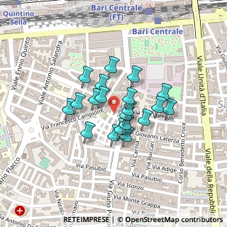 Mappa Via S. Lorenzo, 70100 Bari BA, Italia (0.161)
